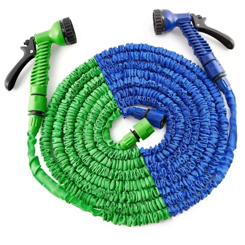 100ft 30m Expandable Flexible Magic Water Hose Pipe With Spray Nozzle Garden Hose Retractable DIY Car Wash Tool