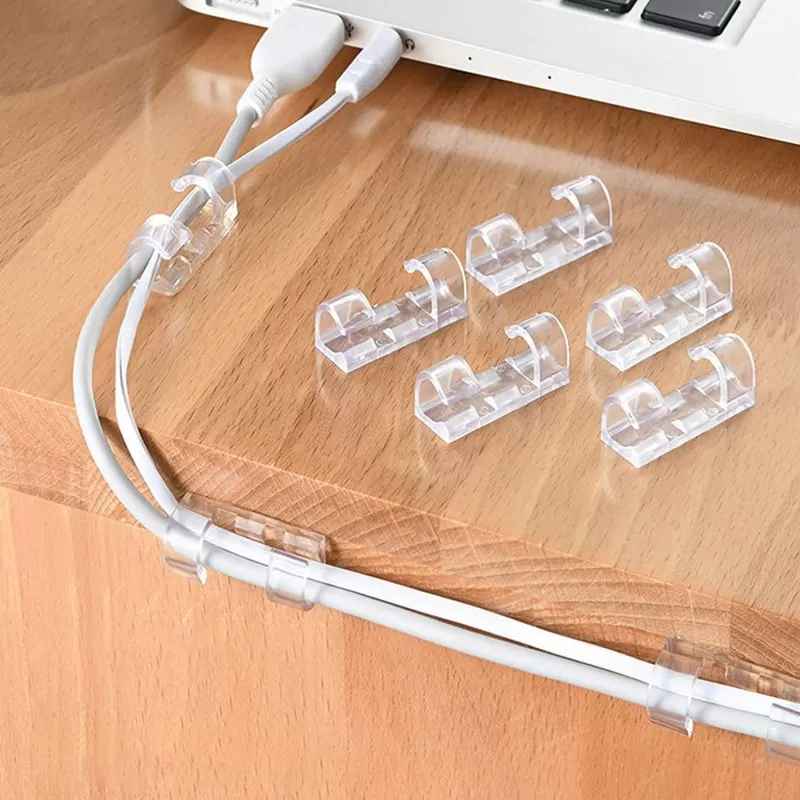 112pcs self-adhesive wire organizer cable clip