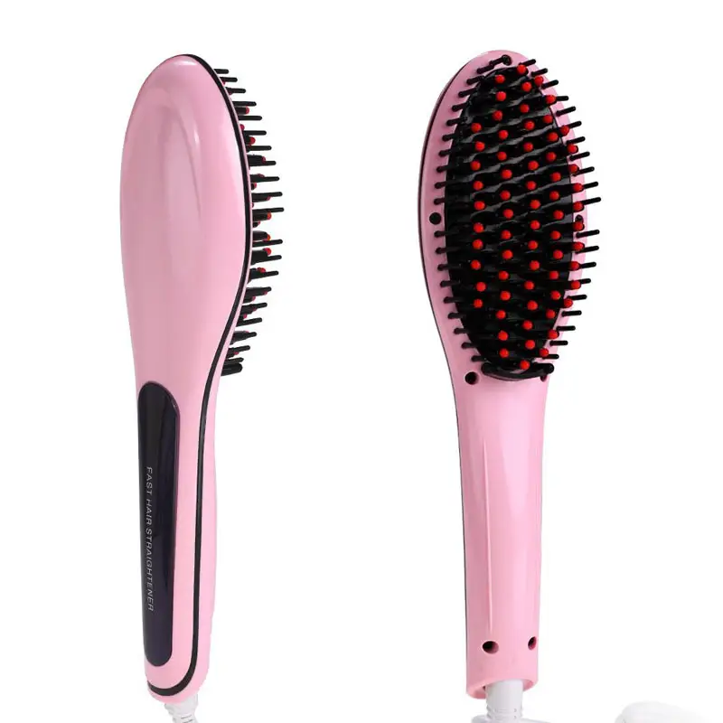 New & Fabulous Fast Hair Straightener | Natural Hair Styling, Hair Care, Straightening Brush (HQT-906)
