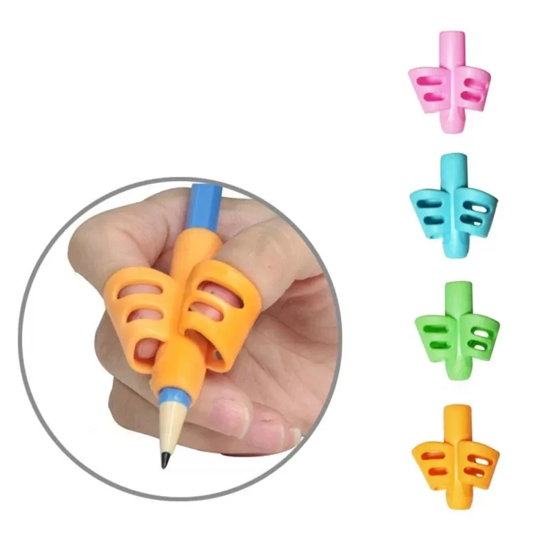 3pes Children Pen Writing Aid Grip Set Pencil Grips For Personalized Gift Kids