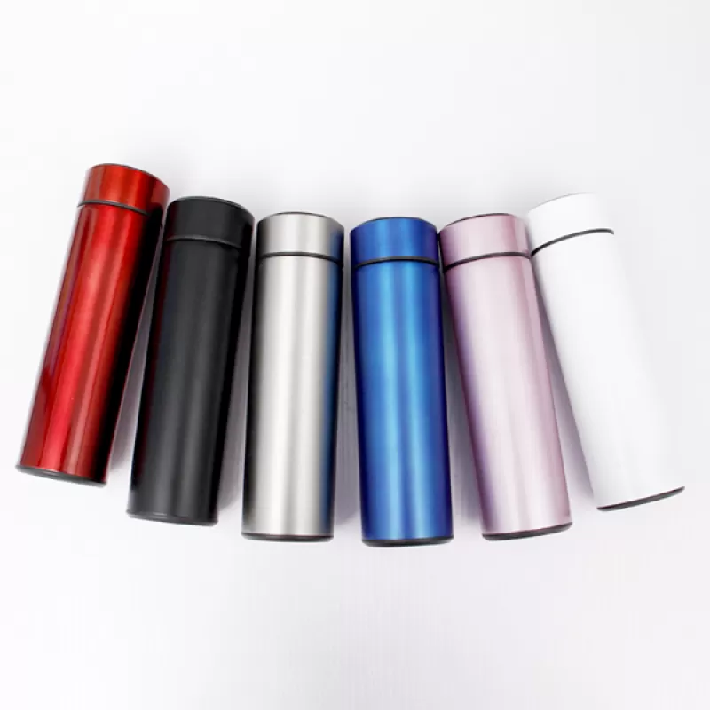 500ML Smart Thermos Water Bottle Led Digital Temperature Display Stainless Steel Coffee Thermal Mugs Intelligent Insulation Cups - Temperature Bottle