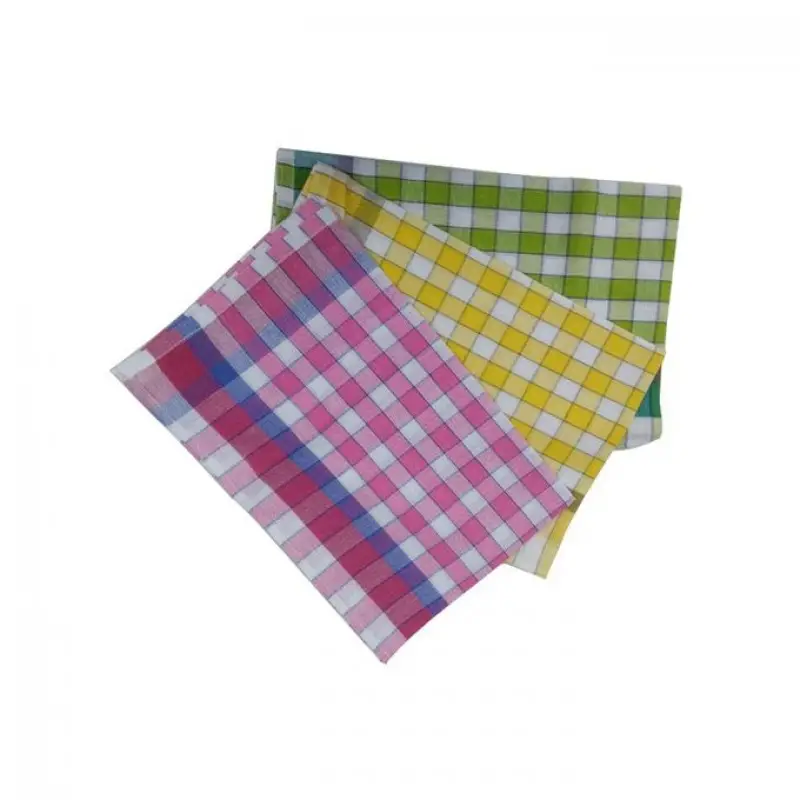 Kitchen Multi Color Cotton Tea Towel Cleaning (Pack of 12)