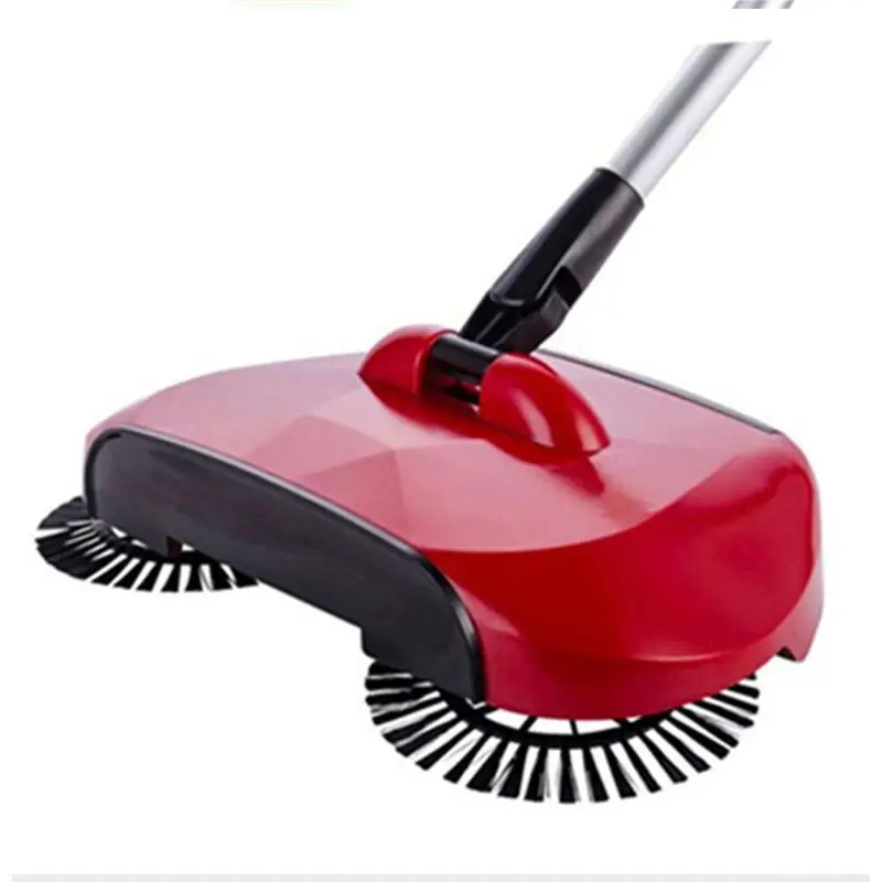 Sweep Drag All - In - One No Electricity Spin Broom Vacuum Cleaner 360 Sweep The Floor Machine