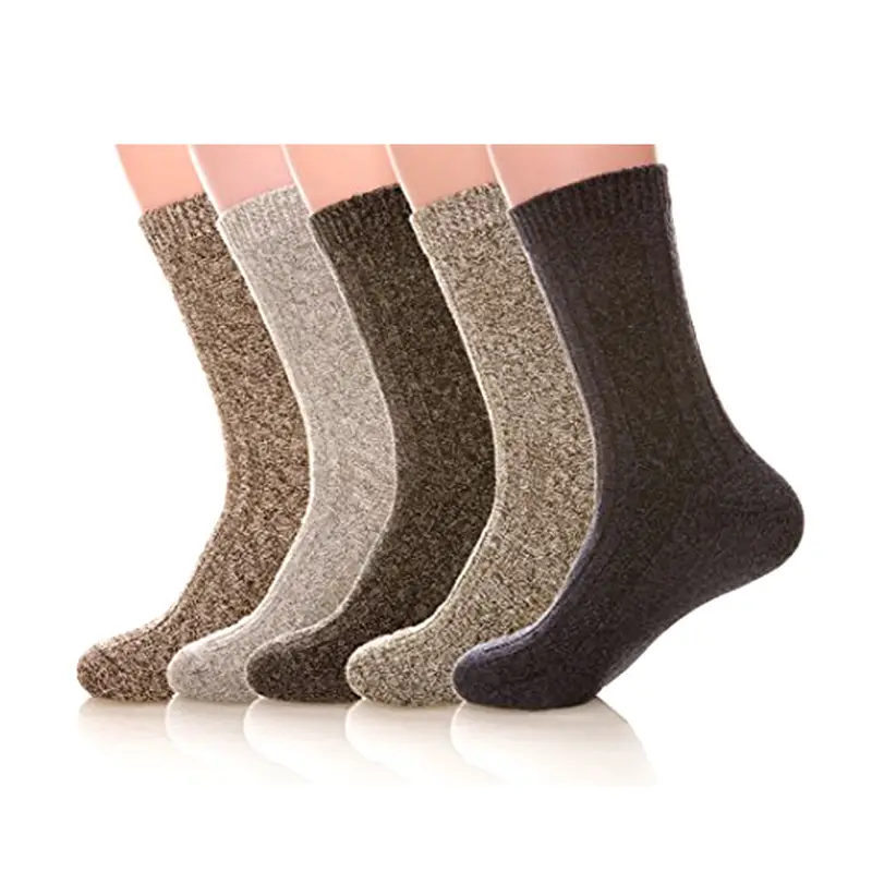 Long Warm Winter Socks (Pack of 12)
