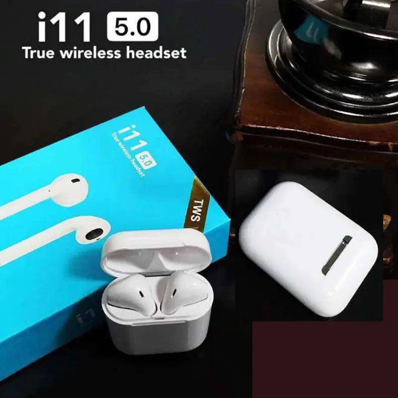 i11 TWS Bluetooth 5.0 Wireless Earbuds Earphones Touch Stereo Bass Headphones for iPhone Android