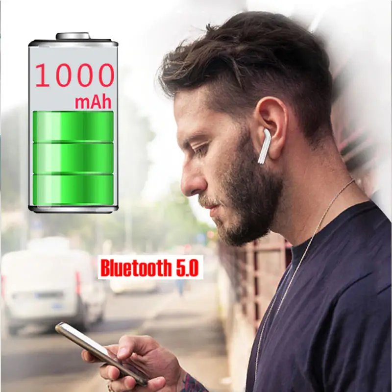 i11 TWS Bluetooth 5.0 Wireless Earbuds Earphones Touch Stereo Bass Headphones for iPhone Android