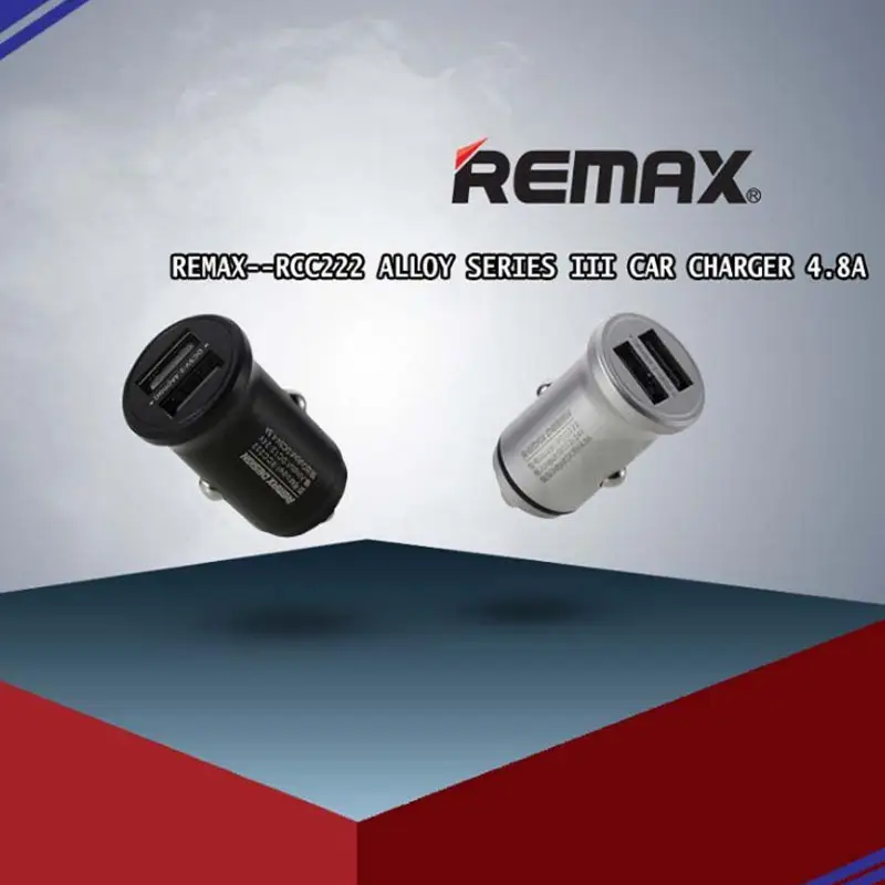 Remax Car Charger RCC222 Mobil Dual 2 USB 2.4A