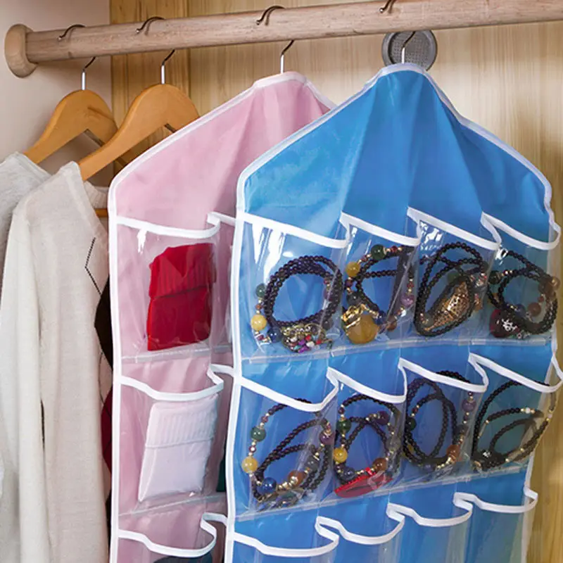 Hanging Closet Organiser Multifunctional 16 Pockets
