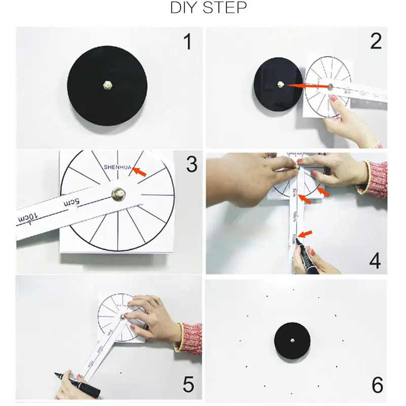 Modern Minimalist Fashion 2mm DIY 3D Acrylic Wall Clock (35*35 Inches)