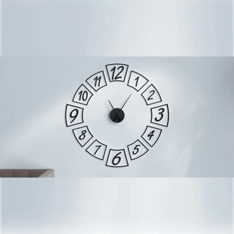 Horloge Delta Luxury 2mm DIY Acrylic Wall Clock (32 Inches)