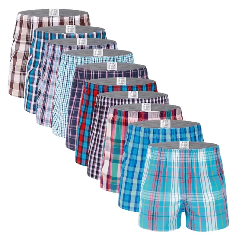 Pack of 6 – Best Quality Checkered Boxer for Men