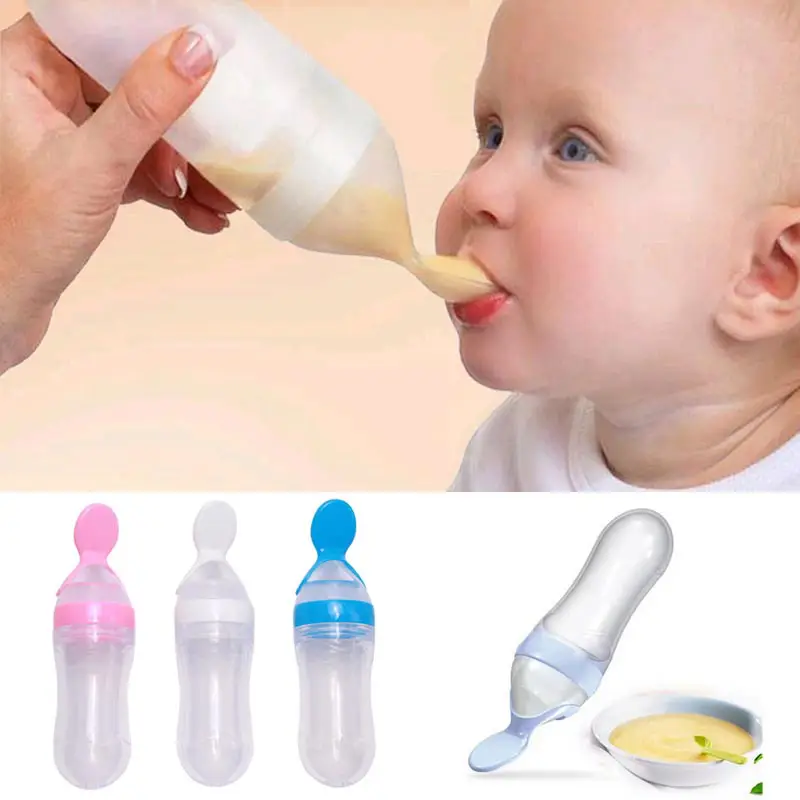 Squeeze Baby Food Dispensing Spoon