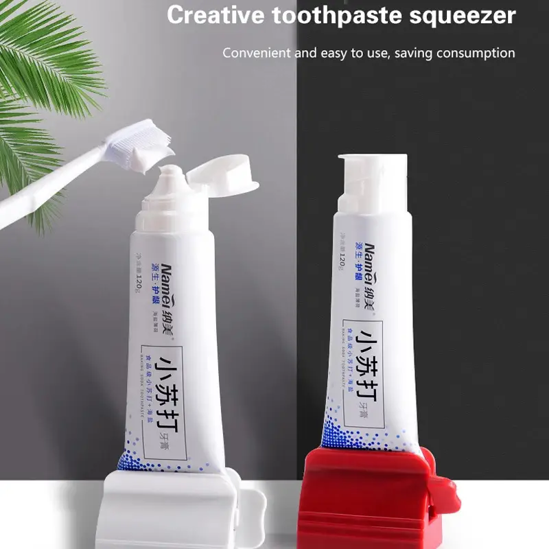 Creative Bathroom Toothpaste Tube Squeezer- Multifunction Tube Dispenser (Pack of 2)