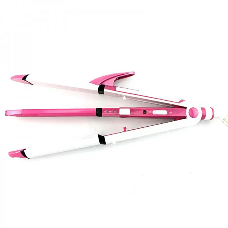 3-In-1 Electric Fast Temperature Control Styling Tool Wave Hair Straightener