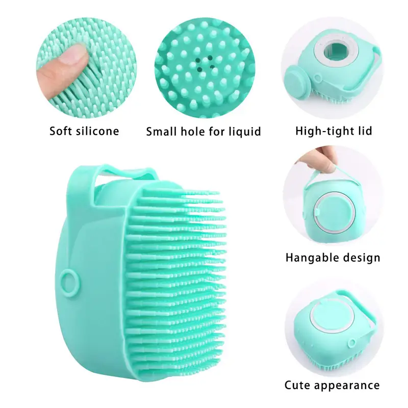 Magic Silicone Massage Bath Brush (Pack Of 2)