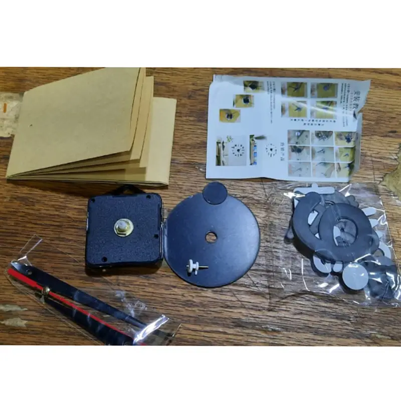 Cooper Half Alphabet DIY 3D 2mm Acrylic Wall Clock (12 Inches)