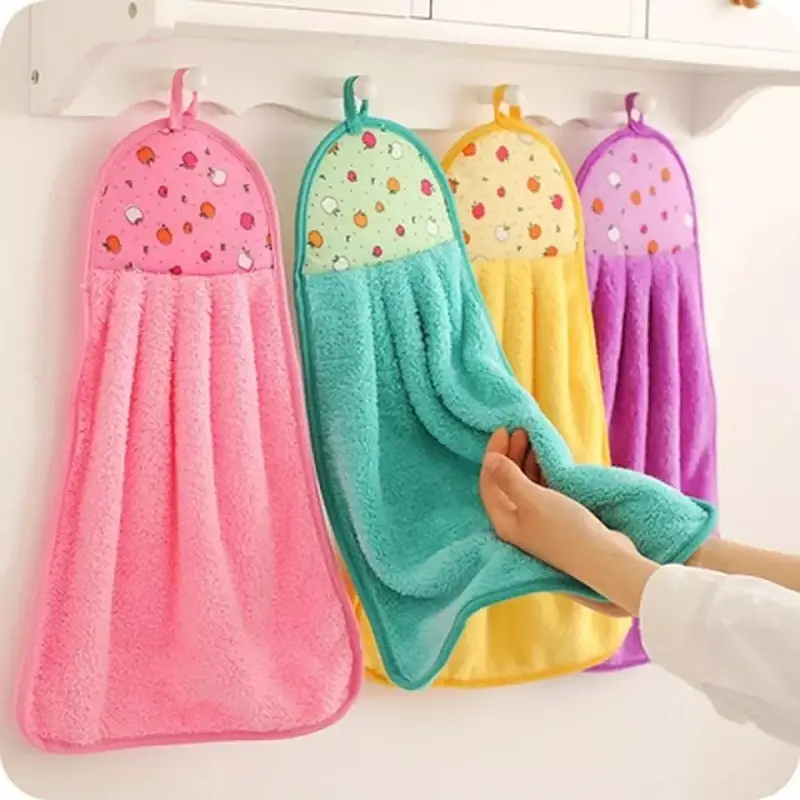 Pack of 5 - Super Absorbent Hanging Kitchen Towel