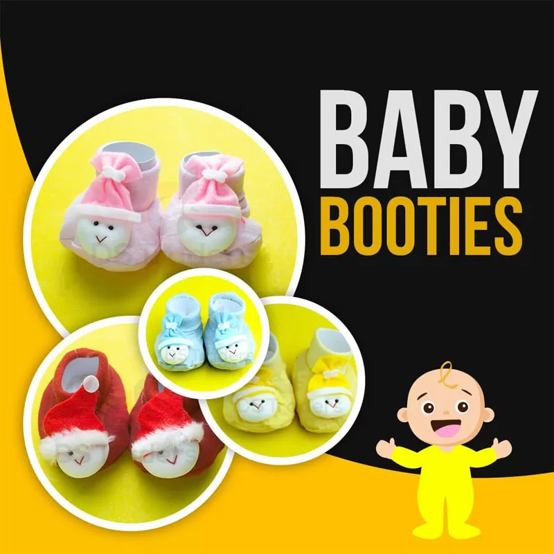 Baby Booties (Red)