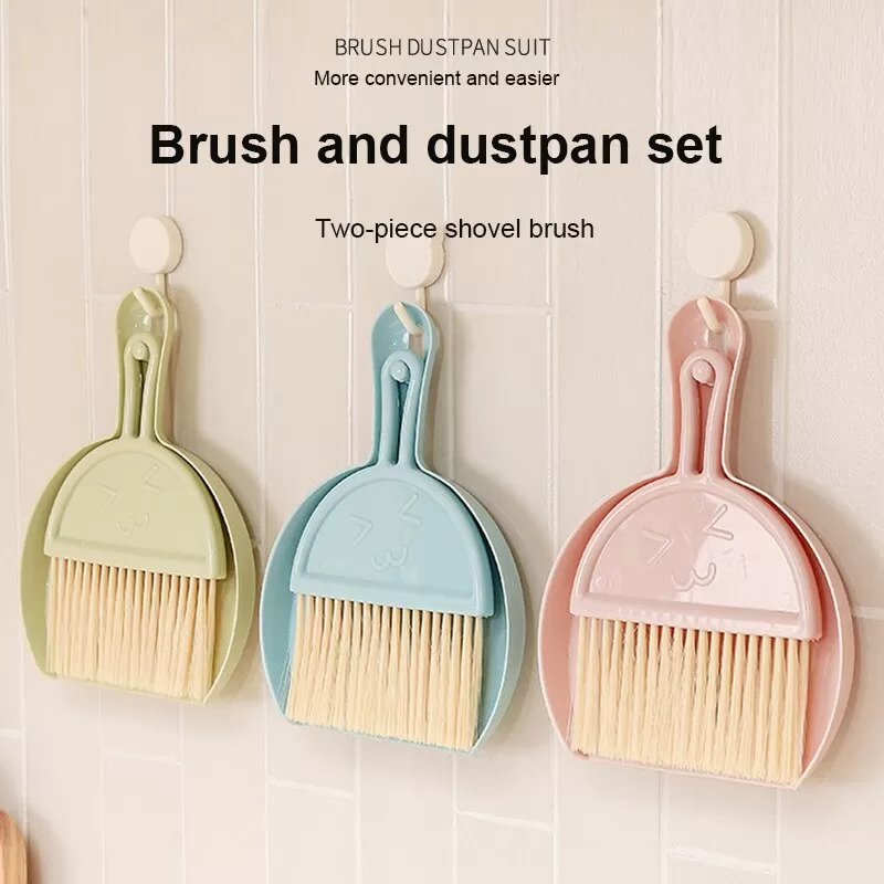 New Home Cleaning Desktop Mini Broom With Dustpan