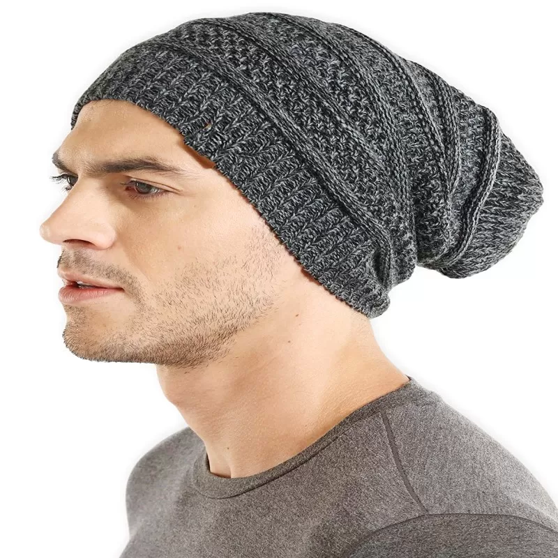 Best Quality Winter Warm Woolen Long Cap  for Men