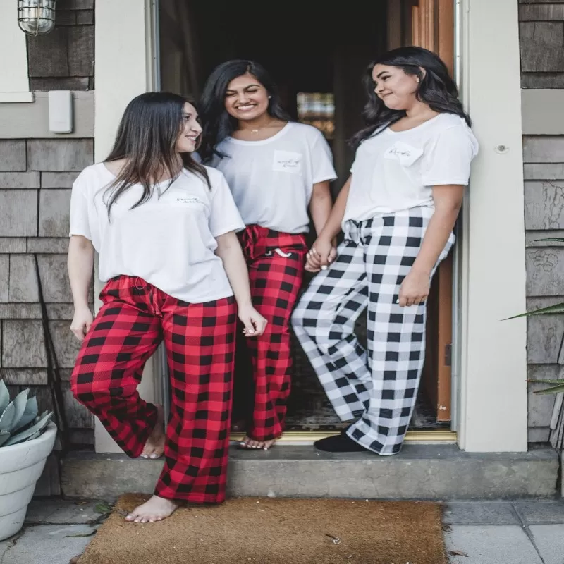 Pack of 3 – Checkered Pajama for Women