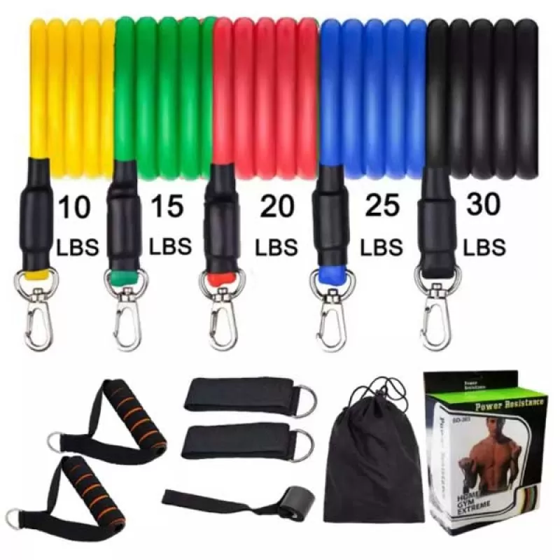 Power Exercise Bands set of 11 Piece