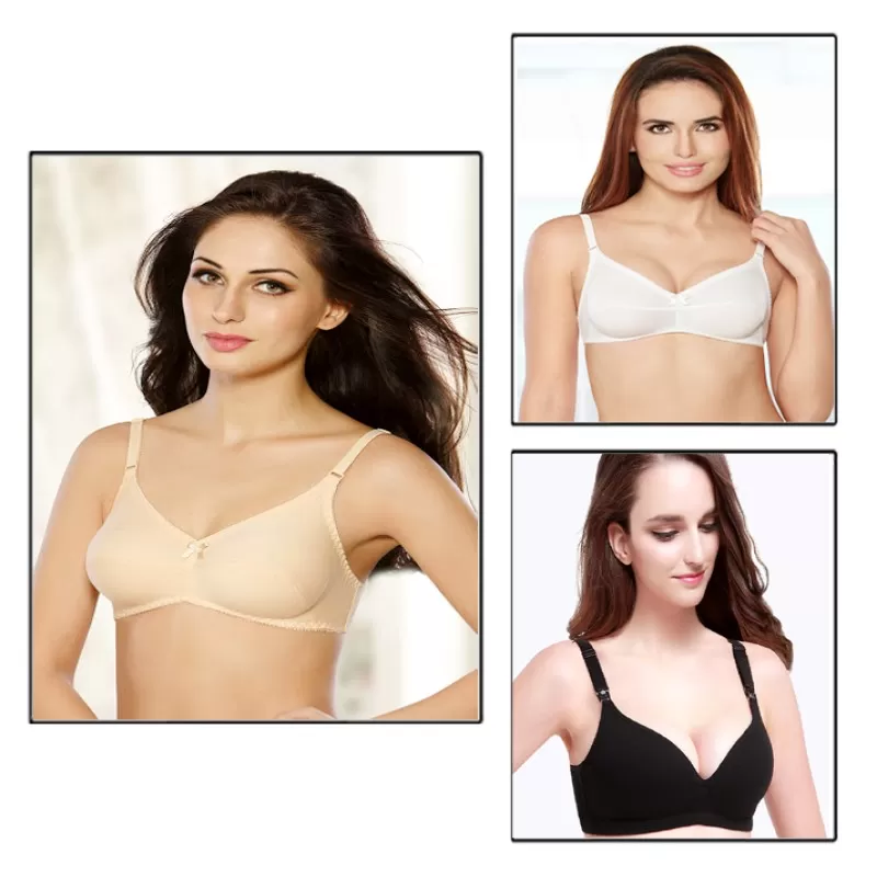 Pack of 2 - Cotton Bras For Women