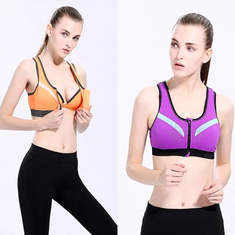 Buy Pack of 1 - Imported Sports Front Open Zipper Bra For Women at Lowest  Price in Pakistan