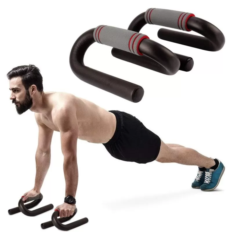 1 x Imported Workout S-Type Exercise Push Up Bar Gym or Men