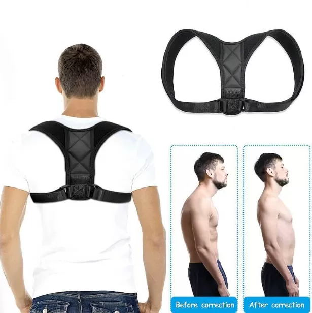 Buy Adjustable Body Posture Corrector Back Support Belt Spine Back Belt  Shoulder Brace Posture Correction Back Straightener Corset For Men Women at  Lowest Price in Pakistan