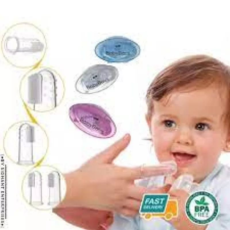Baby Finger Toothbrush Silicon Toothbrush Children Teeth Clear Soft Silicone Infant Tooth Brush Rubber Cleaning Baby Brush With Box