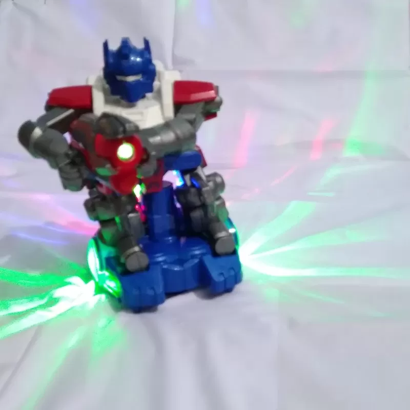 Bot Robot Fighter with Blaster Machine Cartoon Projector - Action Sounds n Lights