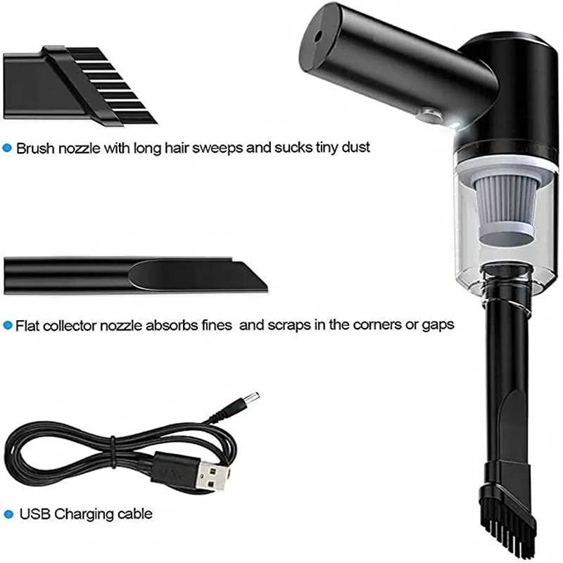 Cordless Handheld Vacuum Cleaner Rechargeable Car Auto Home Duster