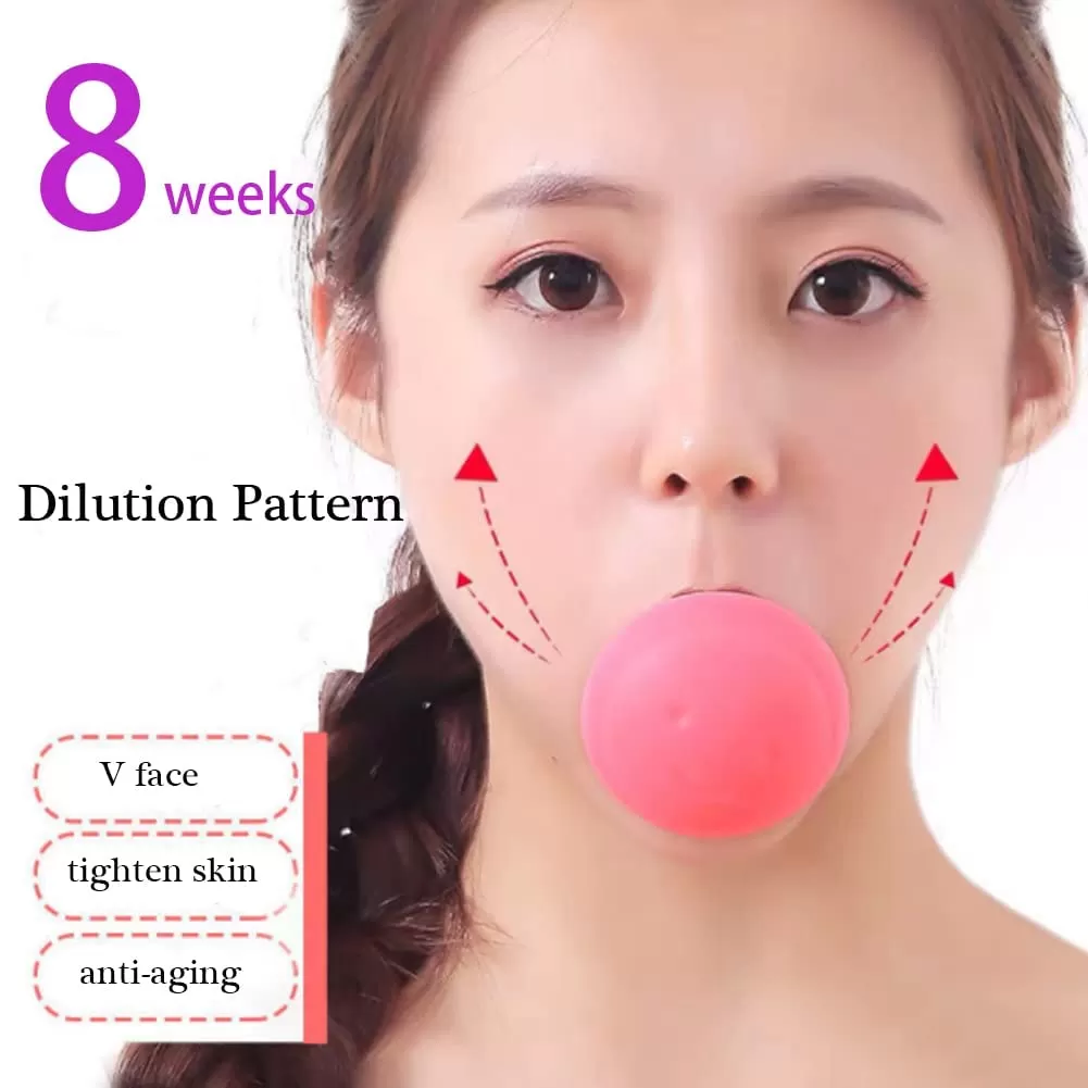 Face Slimming Tool Trainer Face Exerciser Jawline Shaper V Shape Face Lift Exercise Facial Workout Face Jaw Muscles Double Chine Reducer