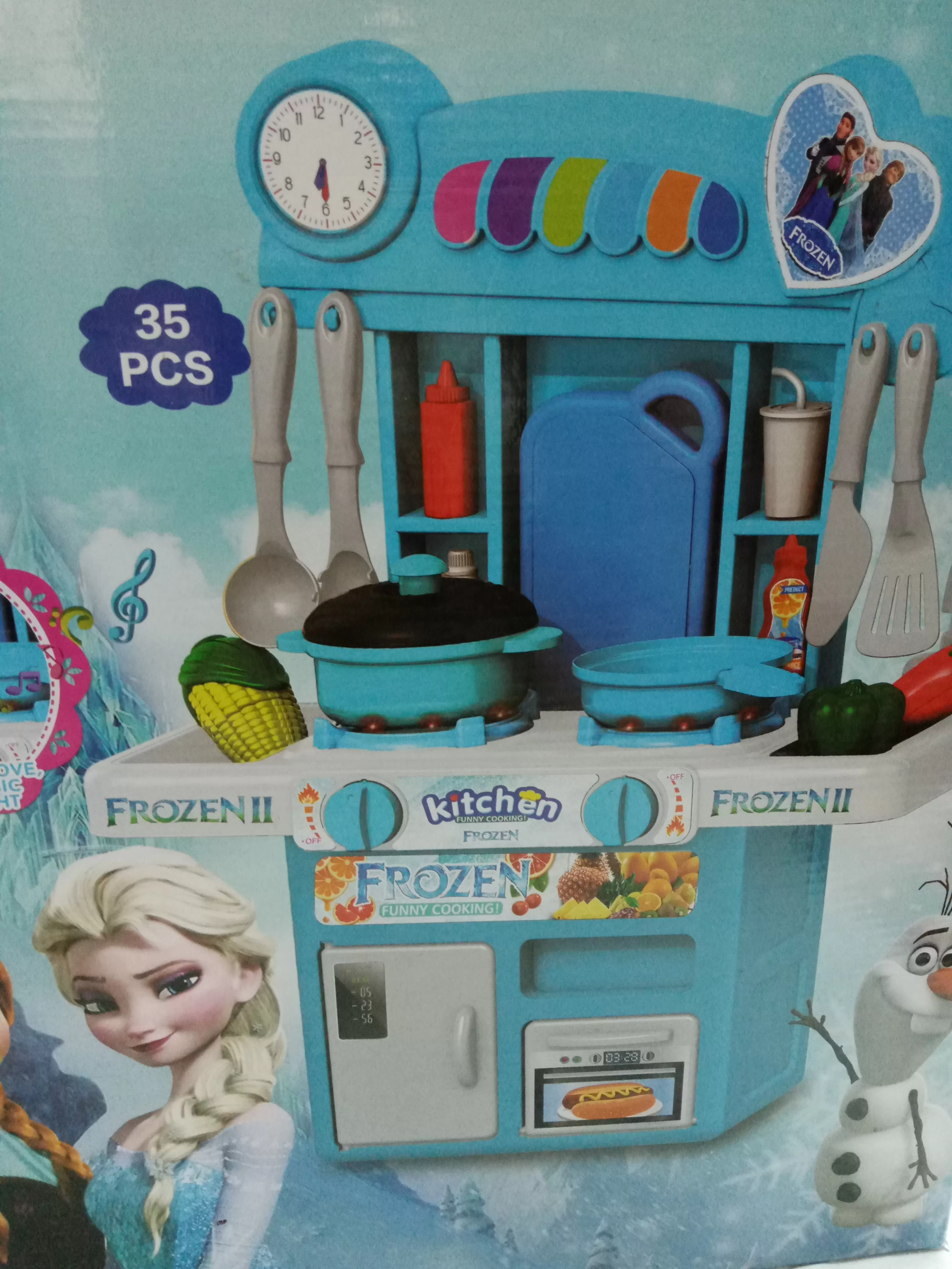 Frozen II - New Edition Kitchen Counter with accessories - 35pcs