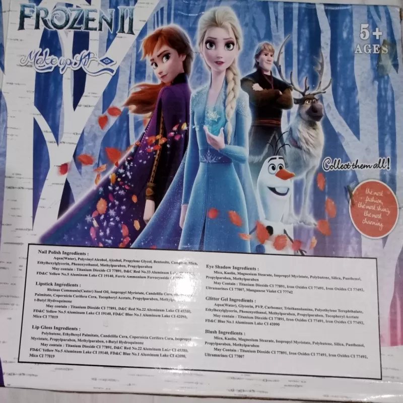 Frozen II Makeup Kit for Dolls - Dummy makeup items(NOT Real)