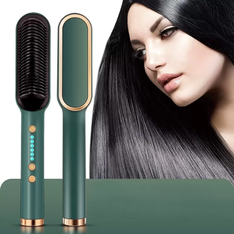 Buy Hair Straightener Brush For Girls Anti Scald Straightening Brush 39  Second Quick Heat 5 Heat Levels Auto Shut Off (Multi-colors) at Lowest  Price in Pakistan 