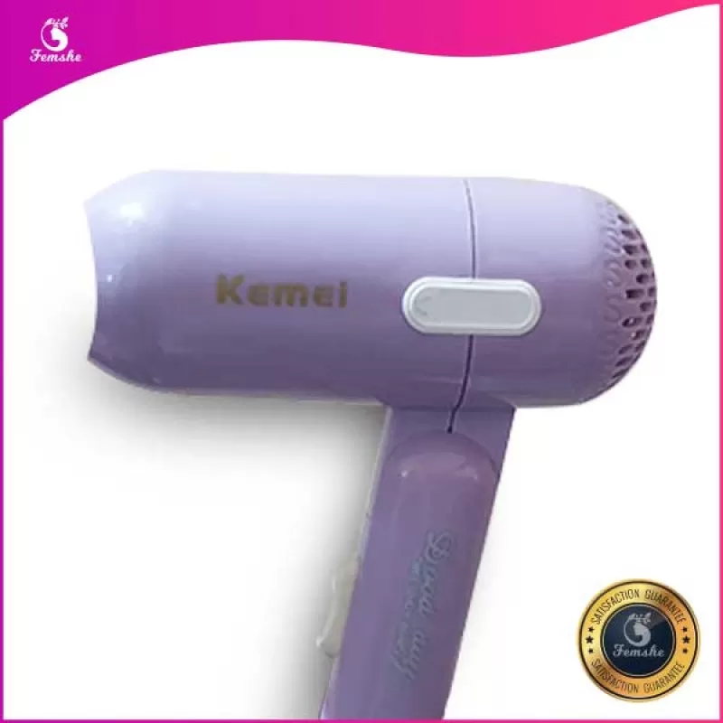 Kemei mini portable Hair Dryer foldable professional hair dryer