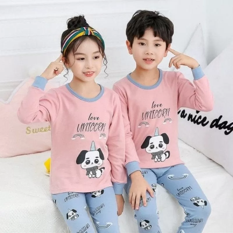 Kids Night Dress - Jersey - 1 to 10 years old Kids Suits