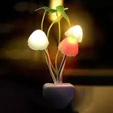 Limited Offer New automatic Fashion Night Light Romantic Multi Colorful Sensor LED Mushroom Night Light Wall Lamp Mashroom Lamp , mushroom night switc