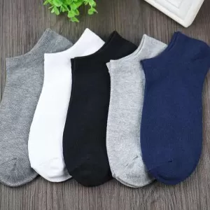 06 Pairs - Exported Best Quality Ankle Cotton Socks for Men/Boys