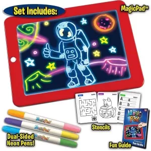 10 Inch LCD TABLET Writing Board Writing Tablet eWriter Kids Drawing Pad LIGHT LESS LCD SKETCH SCREEN GIFT FOR KIDS / CHILDREN - THICK LINER