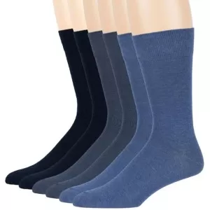 12 Pairs Pack – Cotton Stretchy Dress Socks for Men/Boys