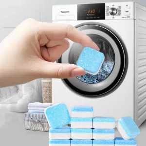 12 pcs Washing Machine Cleaning Tablets bacteria remover Cleaning detergent tablets Laundry Expert Detergent Deep Cleaner Washing Machine Slot Cleaner