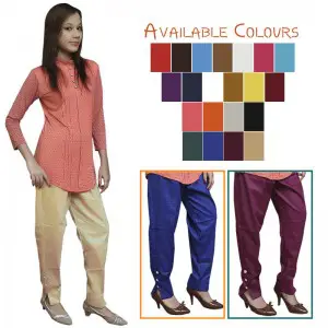 Pack Of 4 Stylish Cigarette Pants For Her (22 Colors)
