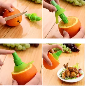 1PCS Hot Lemon Sprayer kitchen Gadgets Orange Juice Citrus Spray Manual Fruit Juicer Lemon Squeezer Kitchen Tools without Stand