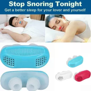2-IN-1 Anti Snoring and Air Purifier Sleeping Breath Aid Nose Clip Snore Stopper to Ease Breathing And Comfortable Sleep