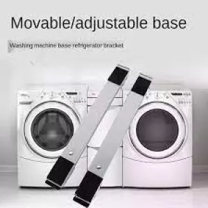 2 Pcs Drum Washing Machine Refrigerator Mobile Base Stand Bracket Multi-Function Washing Machine Base