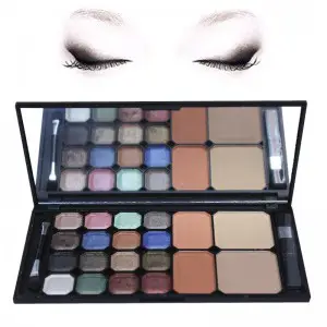 Pack of 20 Colors Cosmetic Kit:16 Colors Eyeshadow Colors Blusher Colors Powder