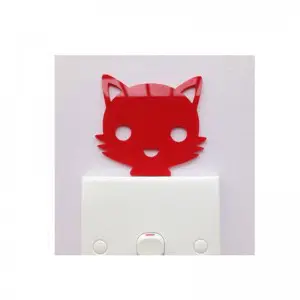 Red Kitty 2mm Acrylic Wall Art